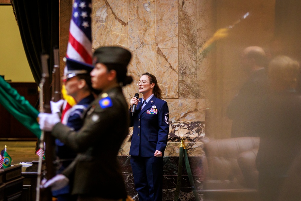 Washington National Guard takes part in annual Legislative Day at state Capitol