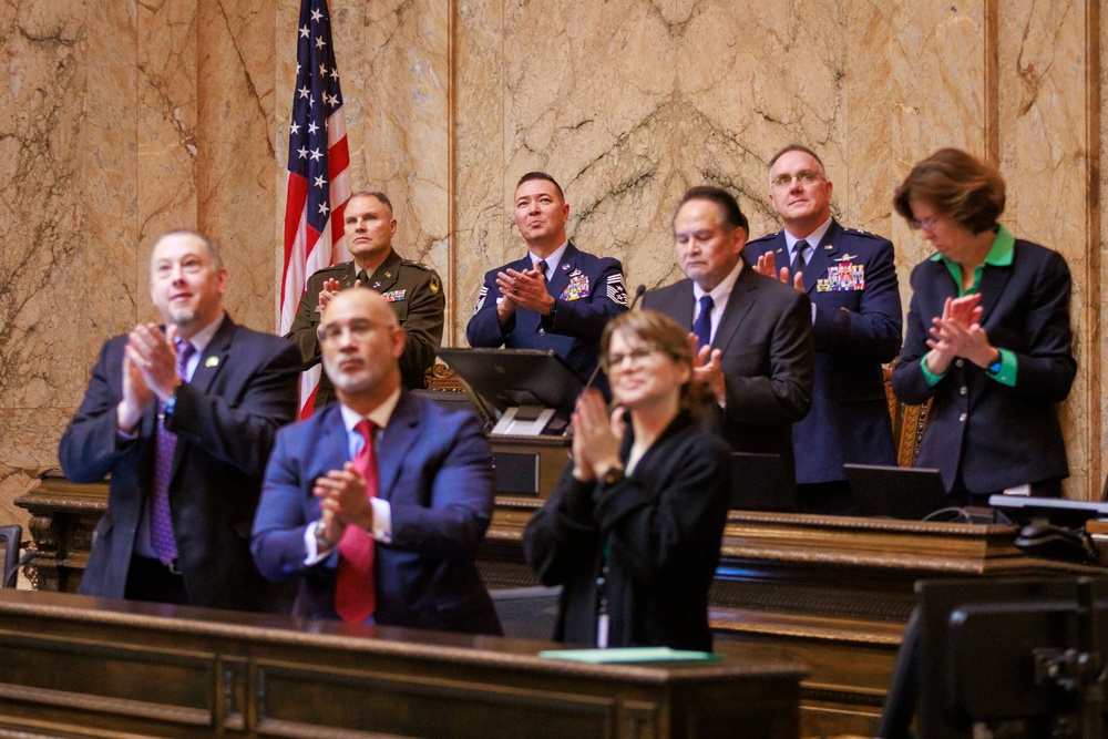 Washington National Guard takes part in annual Legislative Day at state Capitol