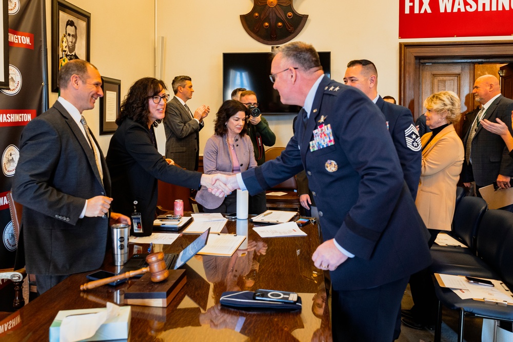 Washington National Guard takes part in annual Legislative Day at state Capitol