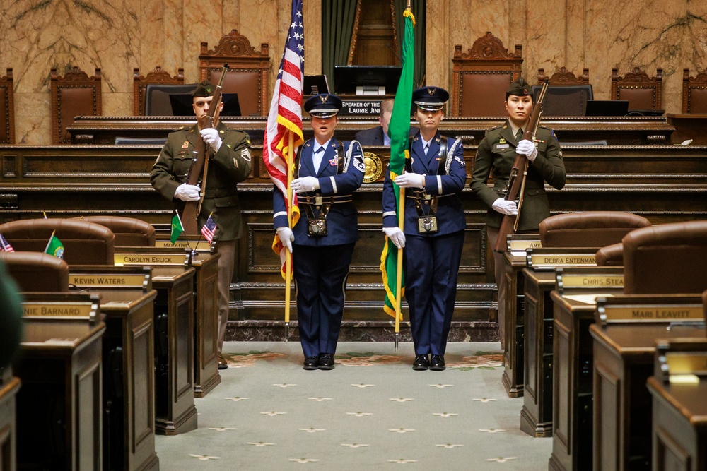 Washington National Guard takes part in annual Legislative Day at state Capitol