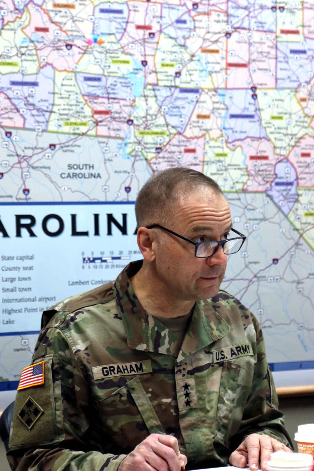 56th Chief of Engineers, Lt. Gen. William H. Graham, visits North Carolina