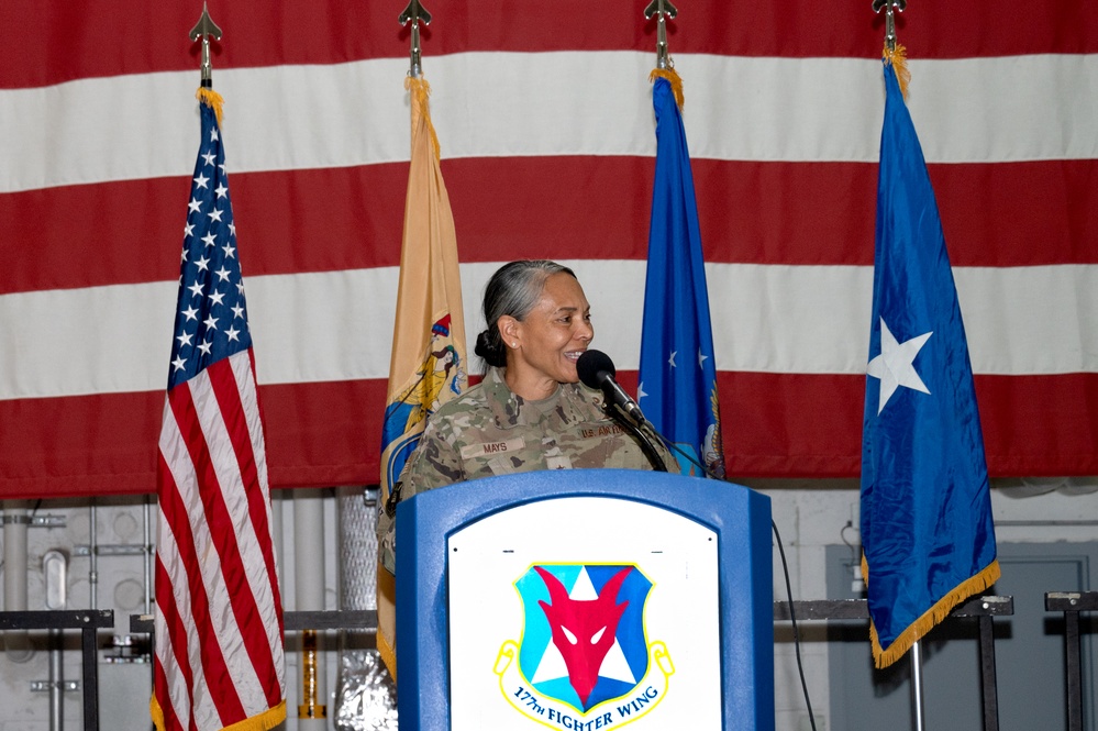 New Jersey's Adjutant General attends send off ceremony for Jersey Devils