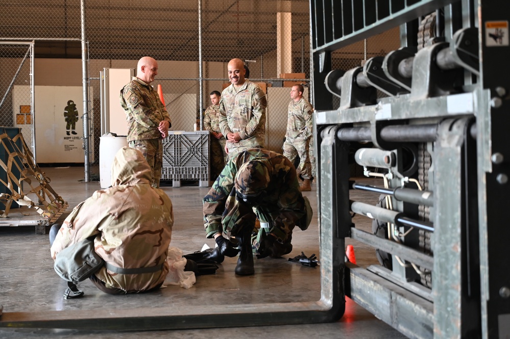 CMSgt Israel Nunez Visits Aerial Port Squadrons at JBSA-Lackland