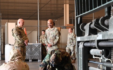 CMSgt Israel Nunez Visits Aerial Port Squadrons at JBSA-Lackland