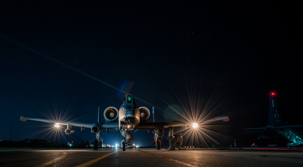 A-10 Thunderbolt II FARP during Agile Spartan