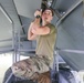 Crew Chief Conducts Post-flight Inspection of KC-135 Stratotanker