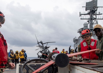 Flight Deck Firefighting Drill abaord USS America (LHA 6)