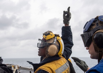 Flight Deck Firefighting Drill abaord USS America (LHA 6)