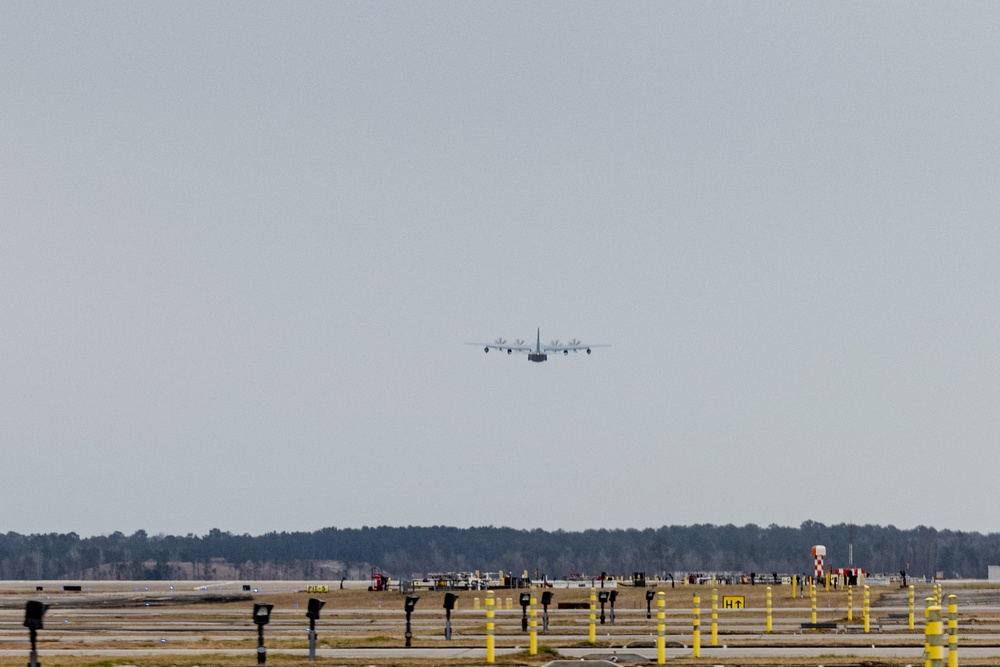 U.S. Marines with 2nd Marine Division depart for Naval Station Guantanamo Bay