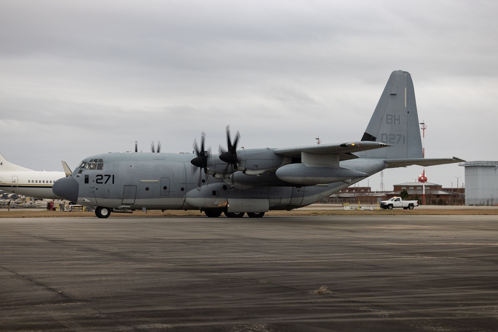 U.S. Marines with 2nd Marine Division depart for Naval Station Guantanamo Bay