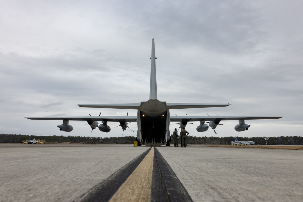 U.S. Marines with 2nd Marine Division depart for Naval Station Guantanamo Bay