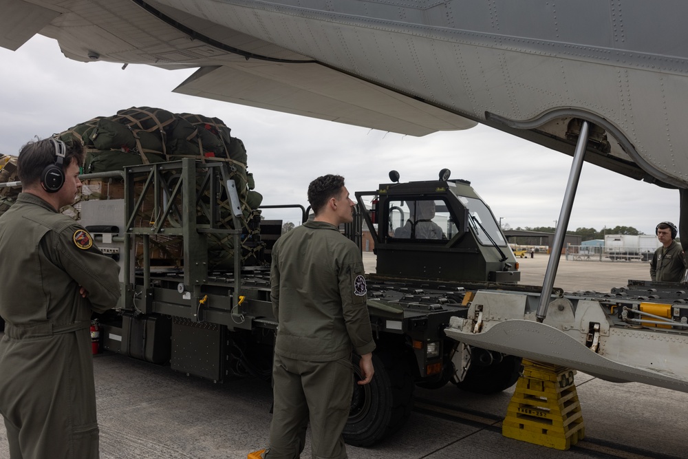 U.S. Marines with 2nd Marine Division depart for Naval Station Guantanamo Bay