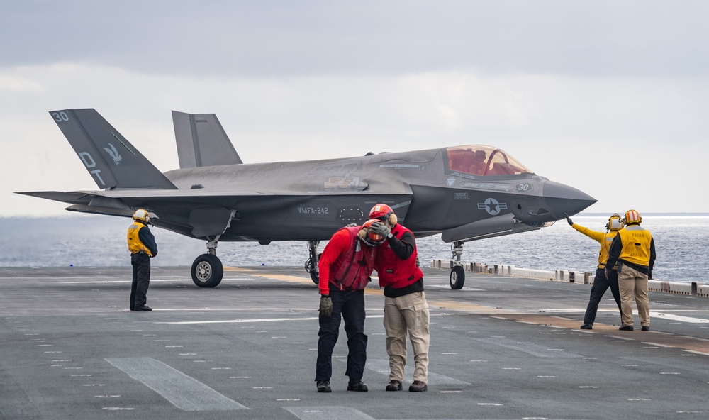 USS America (LHA 6) Conducts Flight Operations