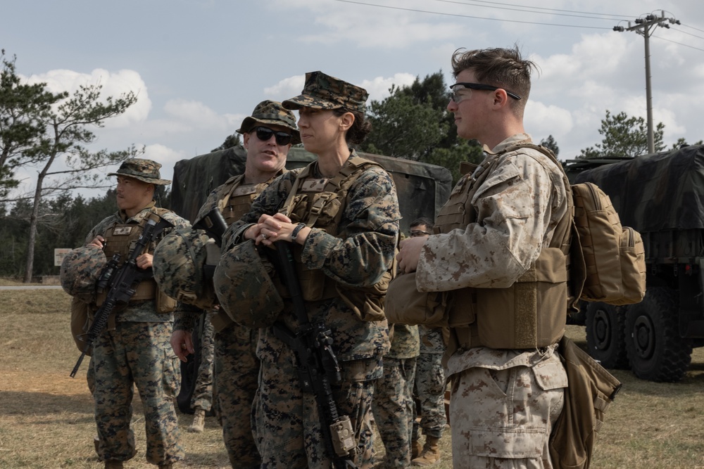 Headline: 7th Communication Battalion Stormbreaker 25.1 | Marines Throw Grenades Down Range