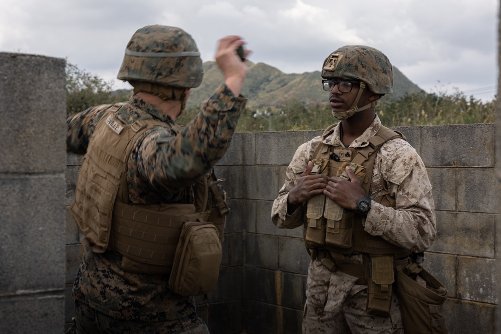 Headline: 7th Communication Battalion Stormbreaker 25.1 | Marines Throw Grenades Down Range