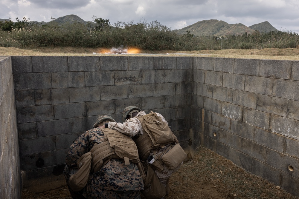 Headline: 7th Communication Battalion Stormbreaker 25.1 | Marines Throw Grenades Down Range