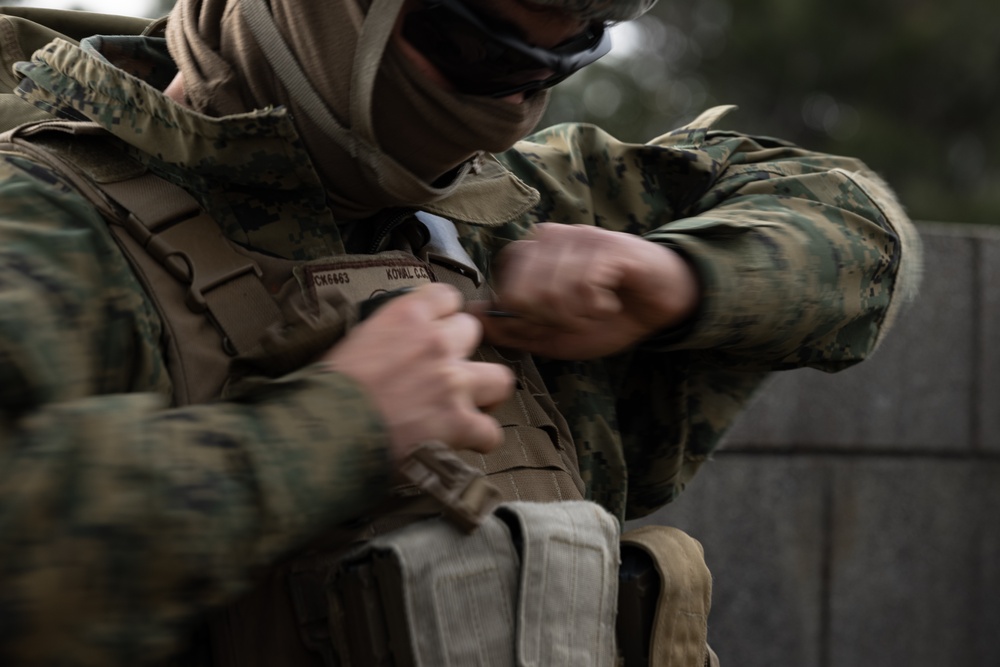 Headline: 7th Communication Battalion Stormbreaker 25.1 | Marines Throw Grenades Down Range