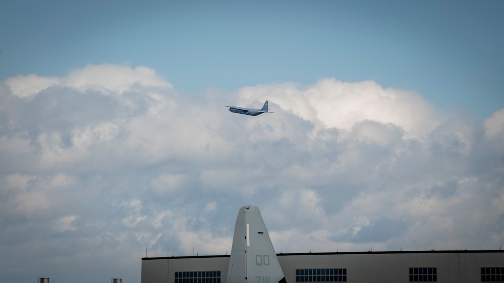 U.S. Marines, Airmen transport cargo to Guam