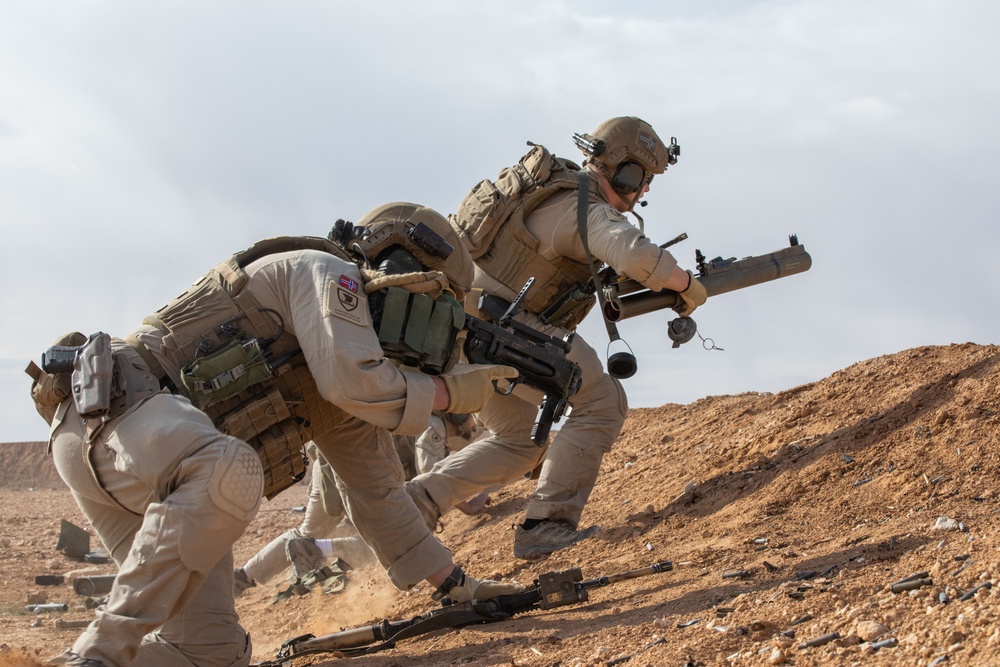 Coalition Members Conduct Live Fire Exercise Near Al Asad Air Base