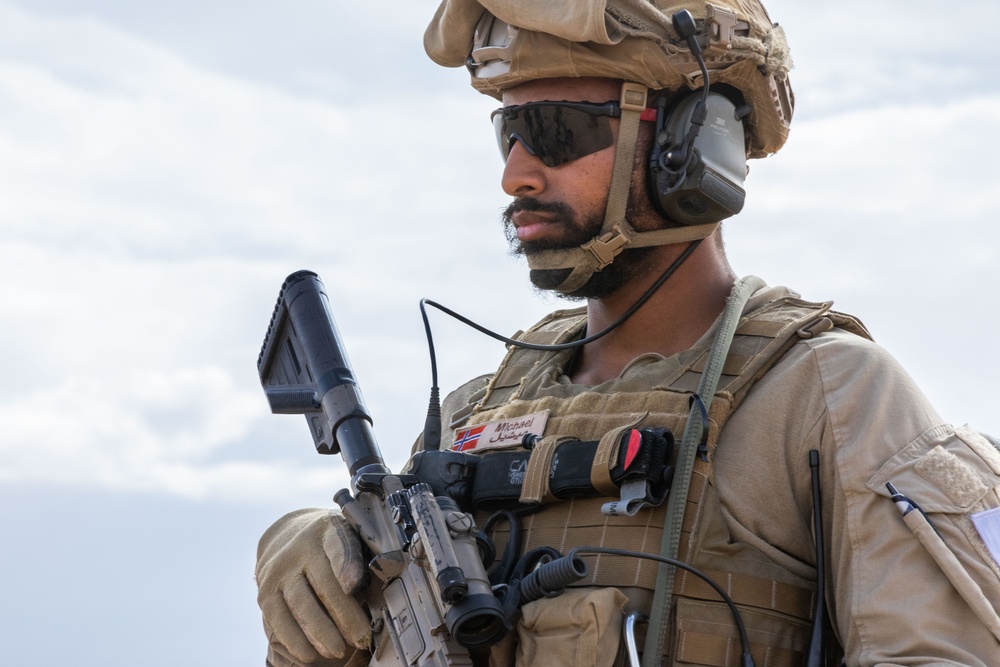 Coalition Members Conduct Live Fire Exercise Near Al Asad Air Base