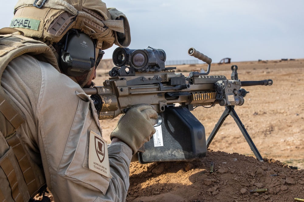 Coalition Members Conduct Live Fire Exercise Near Al Asad Air Base