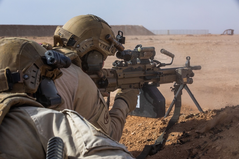 Coalition Members Conduct Live Fire Exercise Near Al Asad Air Base