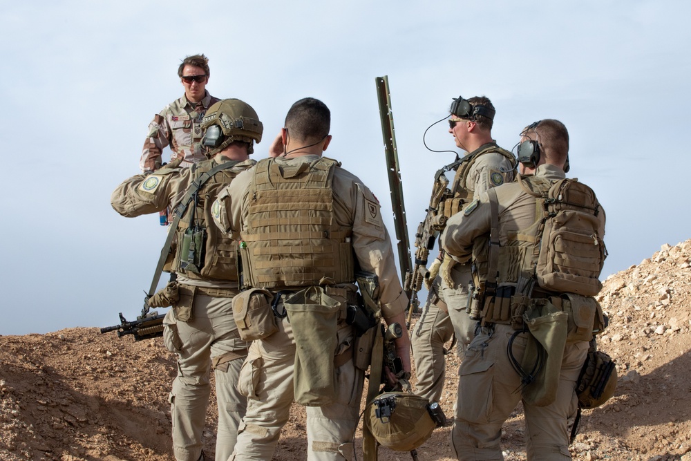 Coalition Members Conduct Live Fire Exercise Near Al Asad Air Base