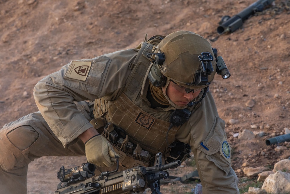 Coalition Members Conduct Live Fire Exercise Near Al Asad Air Base