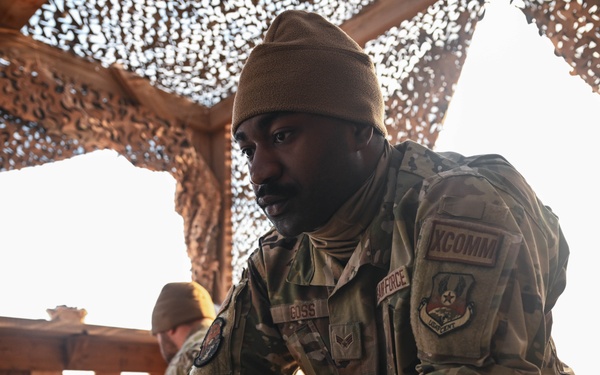 386th ECS sets up CFK during Operation Agile Spartan