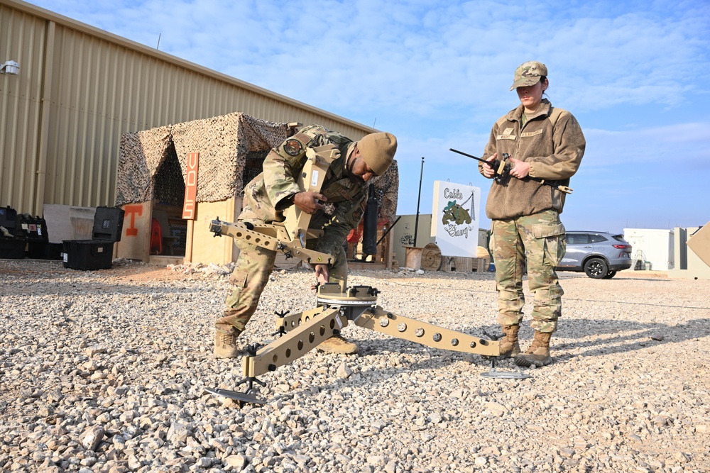 386th ECS sets up CFK during Operation Agile Spartan