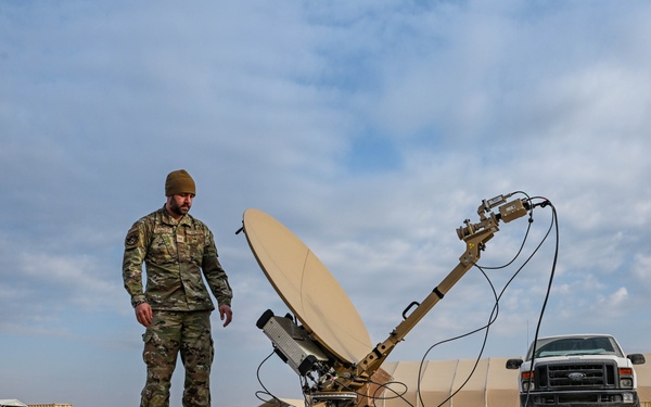 386th ECS sets up CFK during Operation Agile Spartan