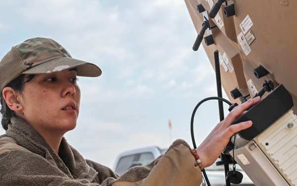 386th ECS sets up CFK during Operation Agile Spartan