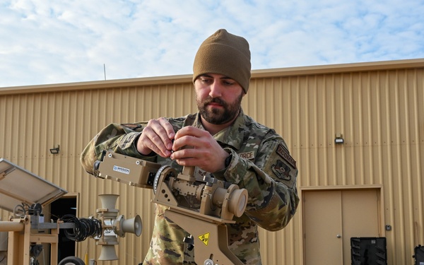 386th ECS sets up CFK during Operation Agile Spartan