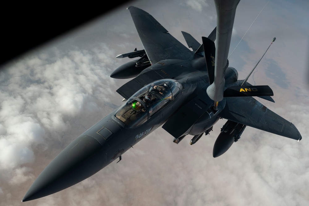 USCENTCOM assets fueled into the night USCENTCOM assets fueled into the night