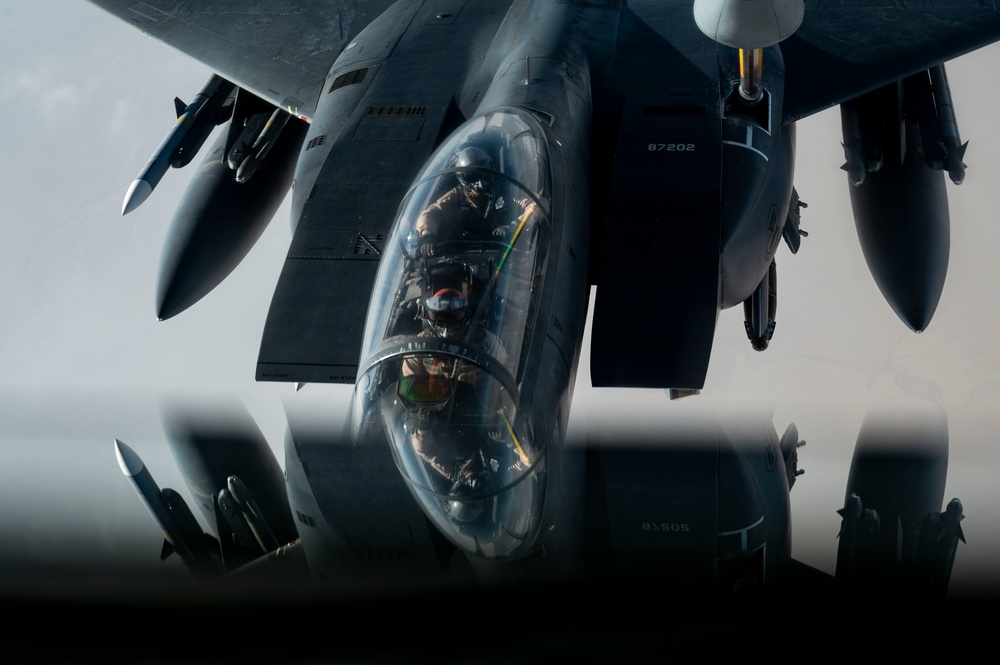 USCENTCOM assets fueled into the night USCENTCOM assets fueled into the night