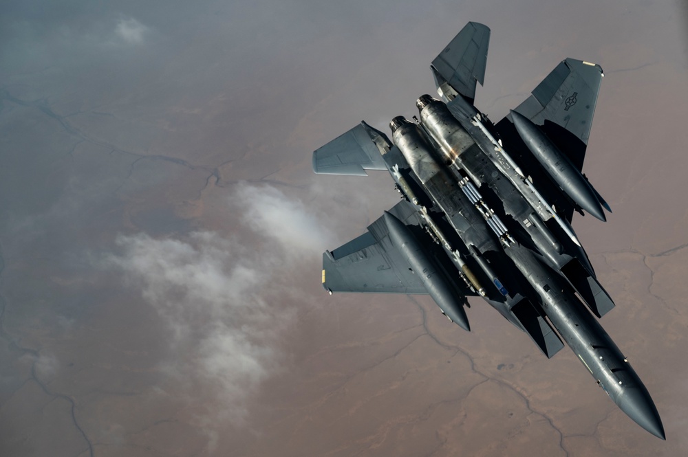 USCENTCOM assets fueled into the night USCENTCOM assets fueled into the night