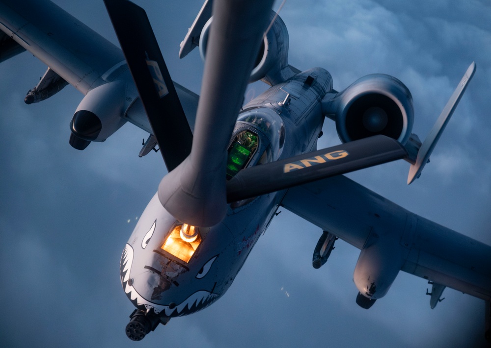 USCENTCOM assets fueled into the night USCENTCOM assets fueled into the night