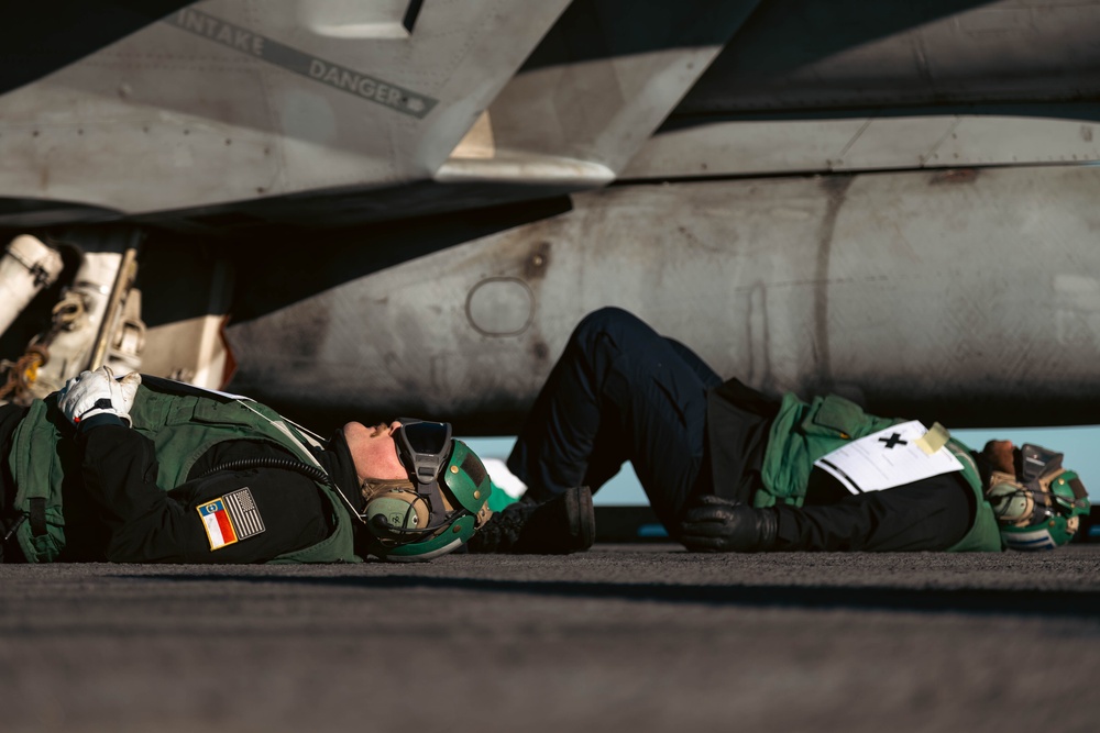 USS Gerald R. Ford (CVN 78) conducts routine operations.