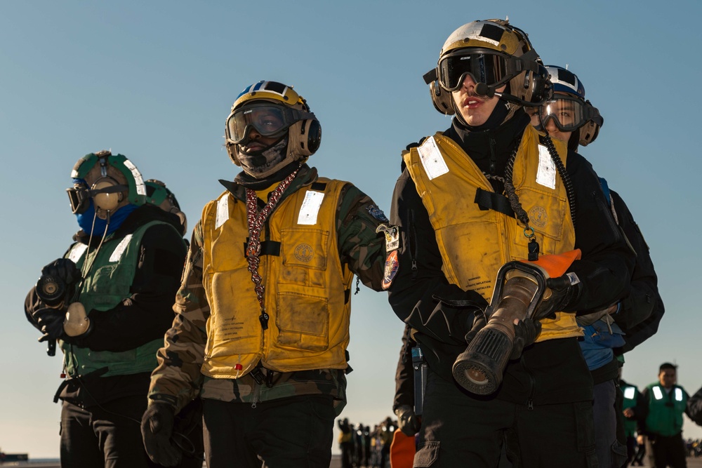 USS Gerald R. Ford (CVN 78) conducts routine operations