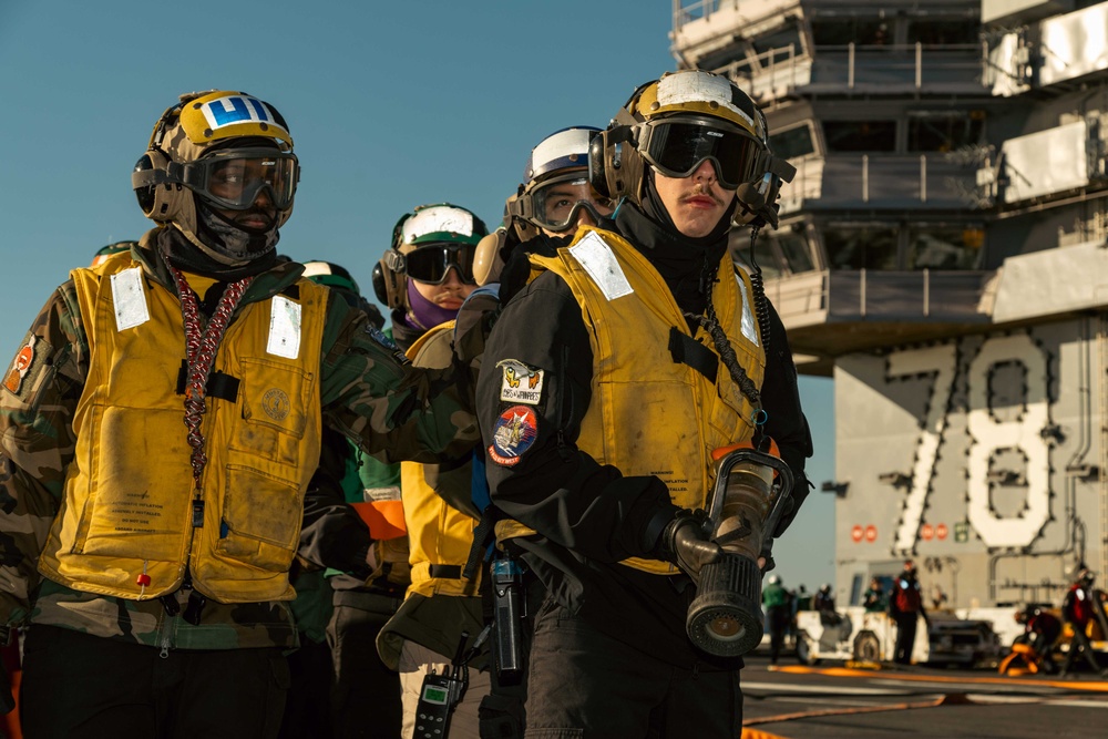 USS Gerald R. Ford (CVN 78) conducts routine operations