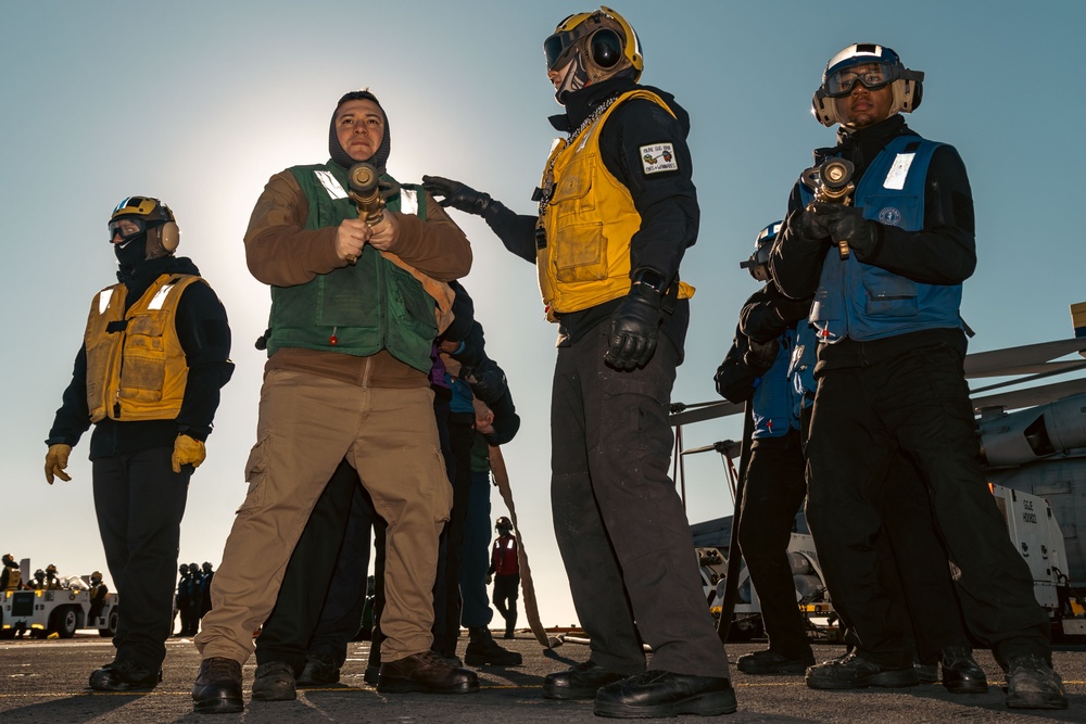 USS Gerald R. Ford (CVN 78) conducts routine operations