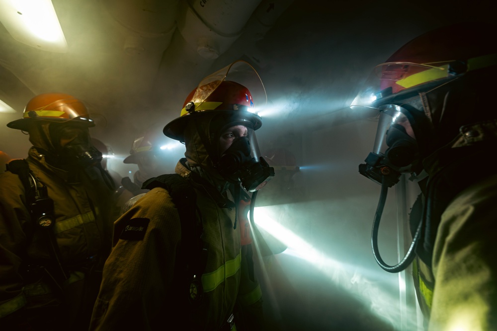 USS Gerald R. Ford (CVN 78) conducts routine operations