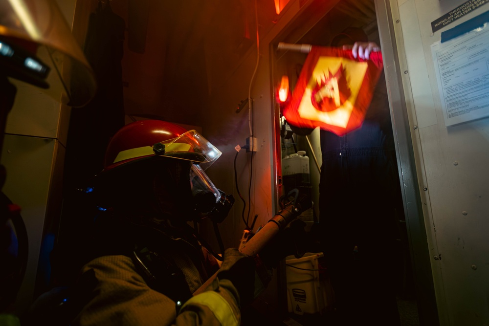 USS Gerald R. Ford (CVN 78) conducts routine operations