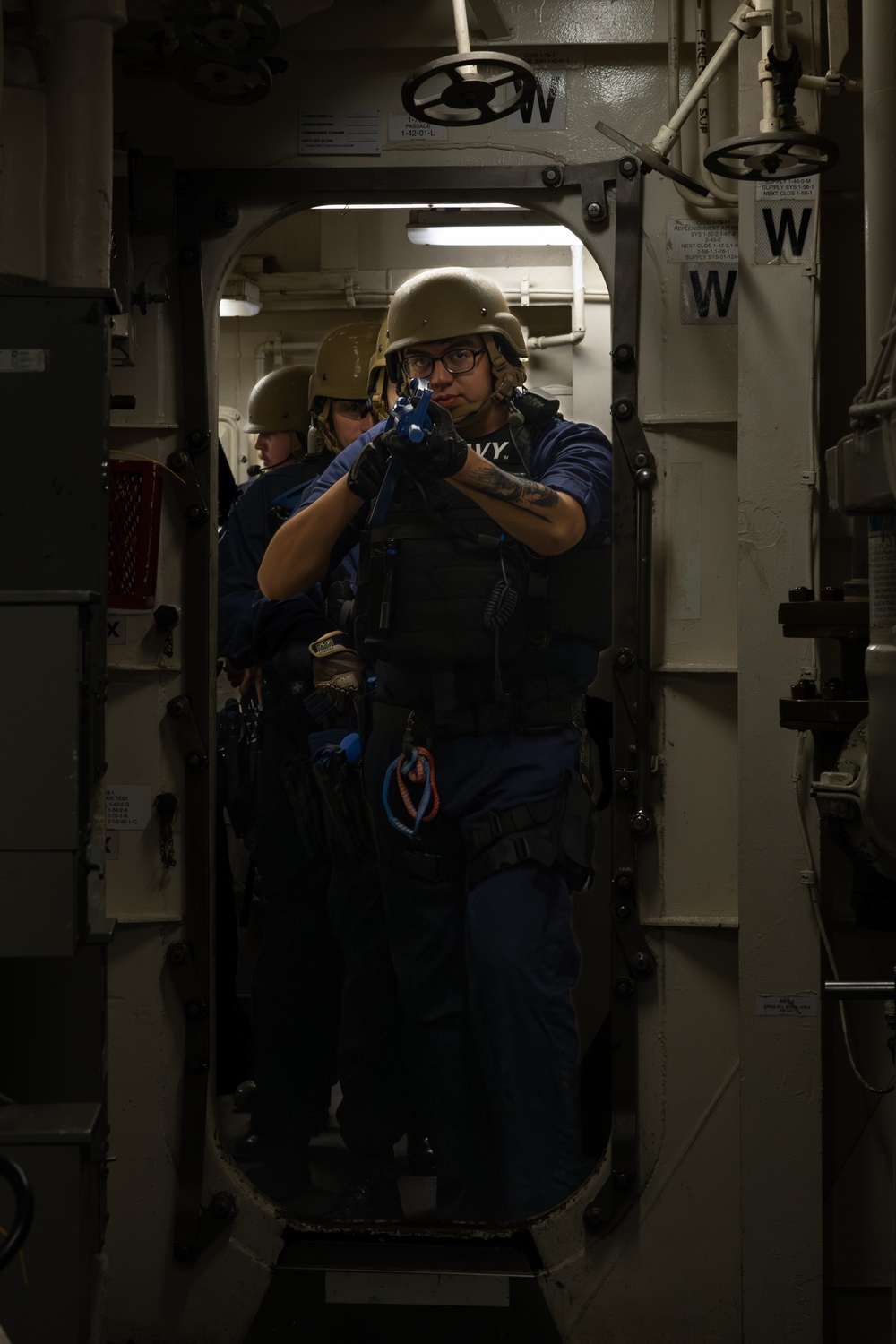 Visit, Board, Search and Seizure (VBSS) Training Aboard the USS Oscar Austin (DDG 79)