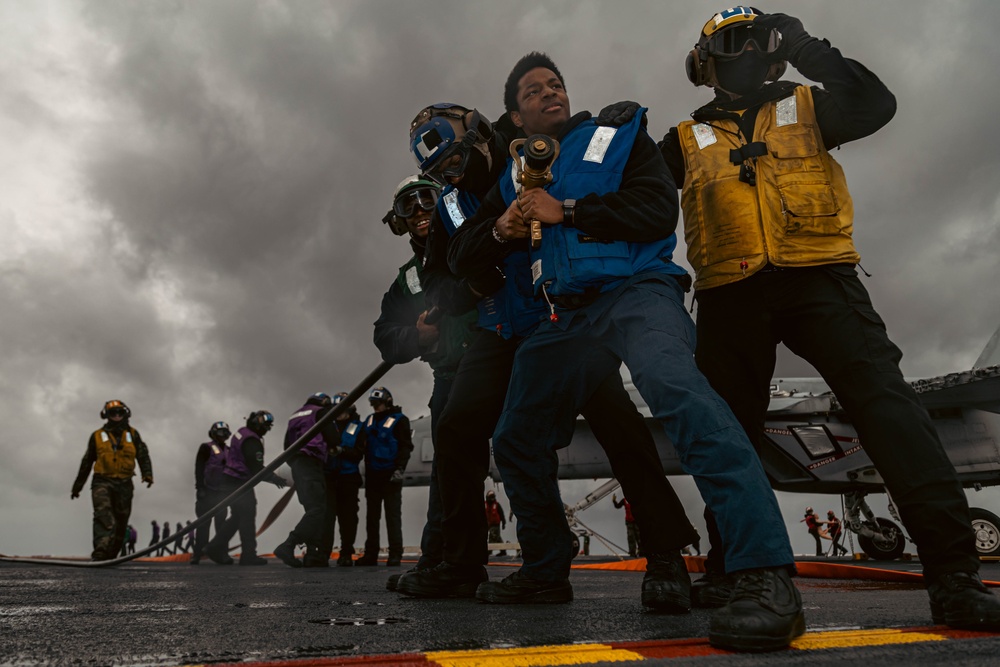 USS Gerald R. Ford (CVN 78) conducts routine operations