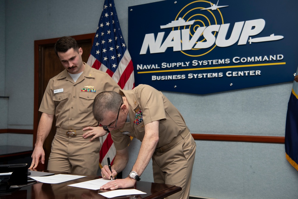 NAVSUP BSC | Lt. Gallagher Promotion