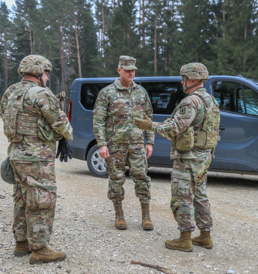 Lt. Gen. Charles David Costanza Visits 41st FAB Soldiers During Live Fire Exercise Evaluation