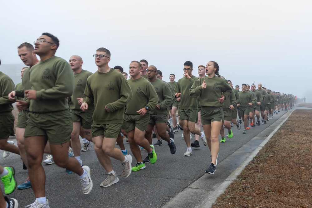 2d Marine Division's 84th Birthday Run