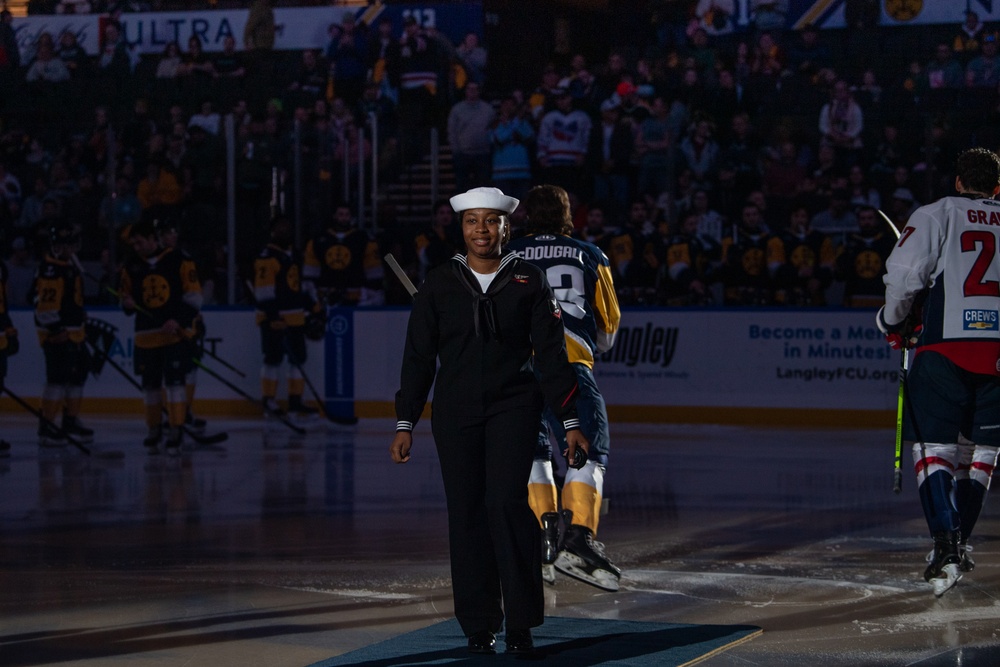 Stennis Sailors Attend Norfolk Admirals Game