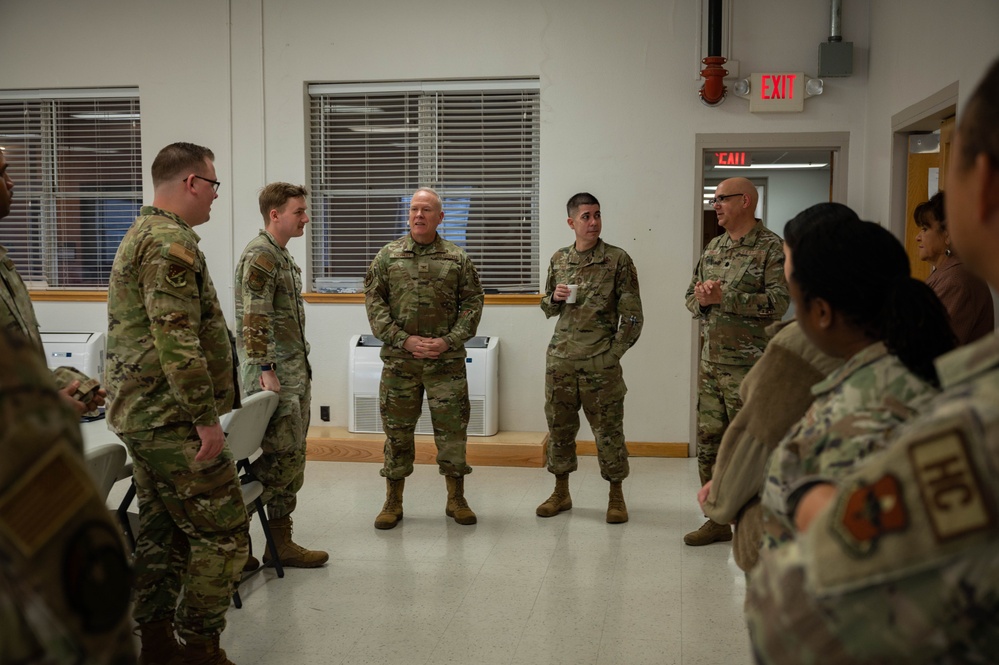 Air Education and Training Command Chapel staff visit the 49th